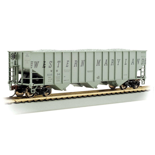 HO 100-Ton Bethlehem Steel Three Bay Hopper - Western Maryland #63894 (BAC18748)