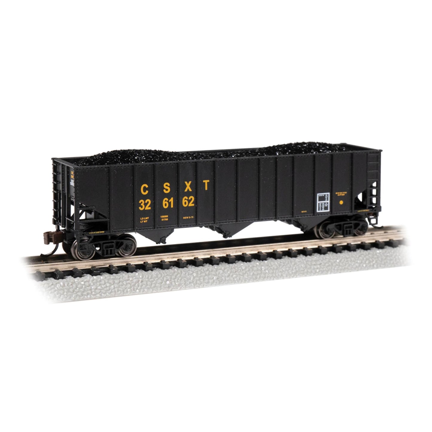 N Bethlehem Steel 100 Ton 3-Bay Hopper CSX #326162 (BAC18756)