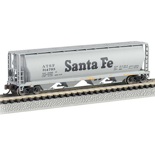 N 4-Bay Cylindrical Hopper for Model Railroad (BAC19152)