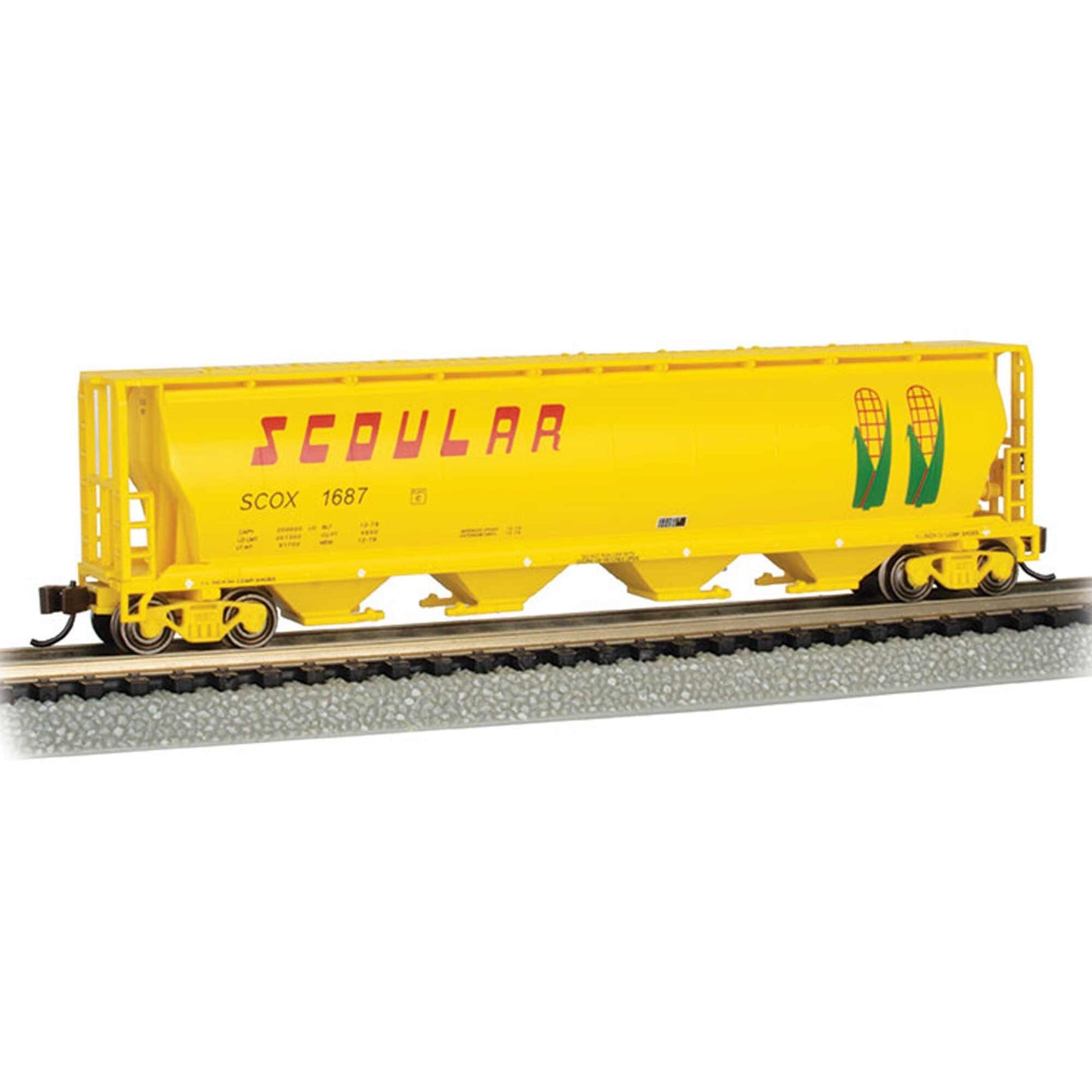 N Scale Grain Hopper Scoular #1687 (BAC19160)