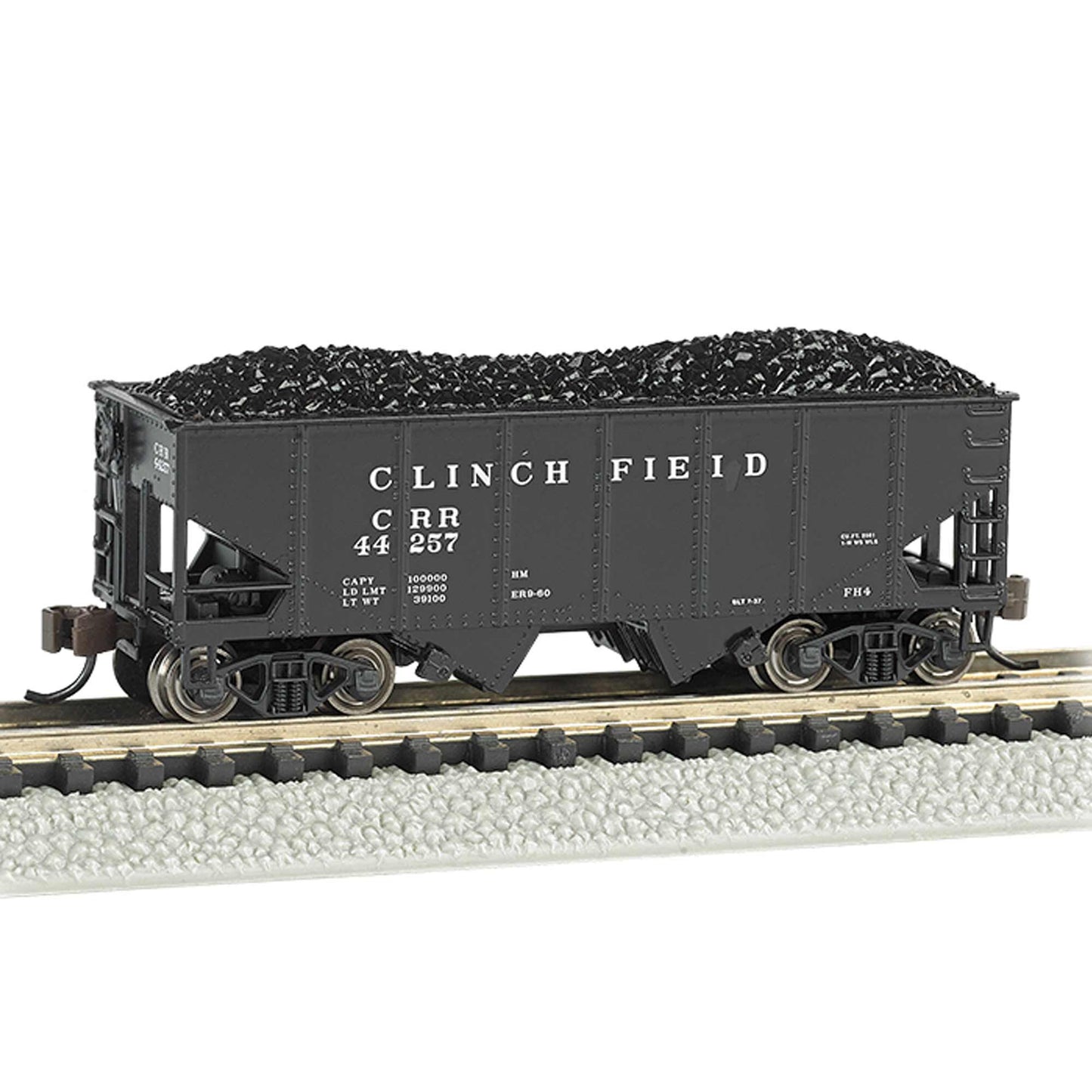N 55-Ton 2-Bay Hopper Clinchfield Model Train Car (BAC19554)