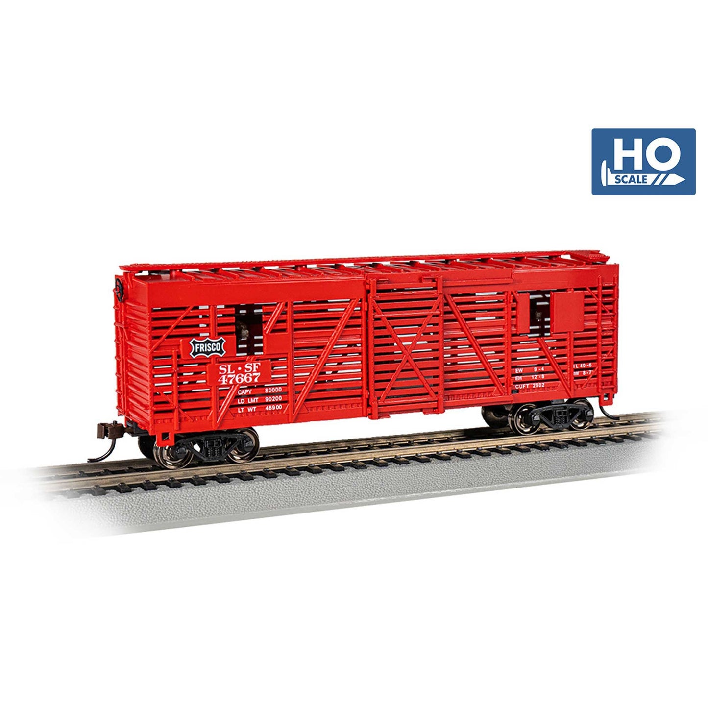 HO Stock Car Frisco with Cattle (BAC19712)