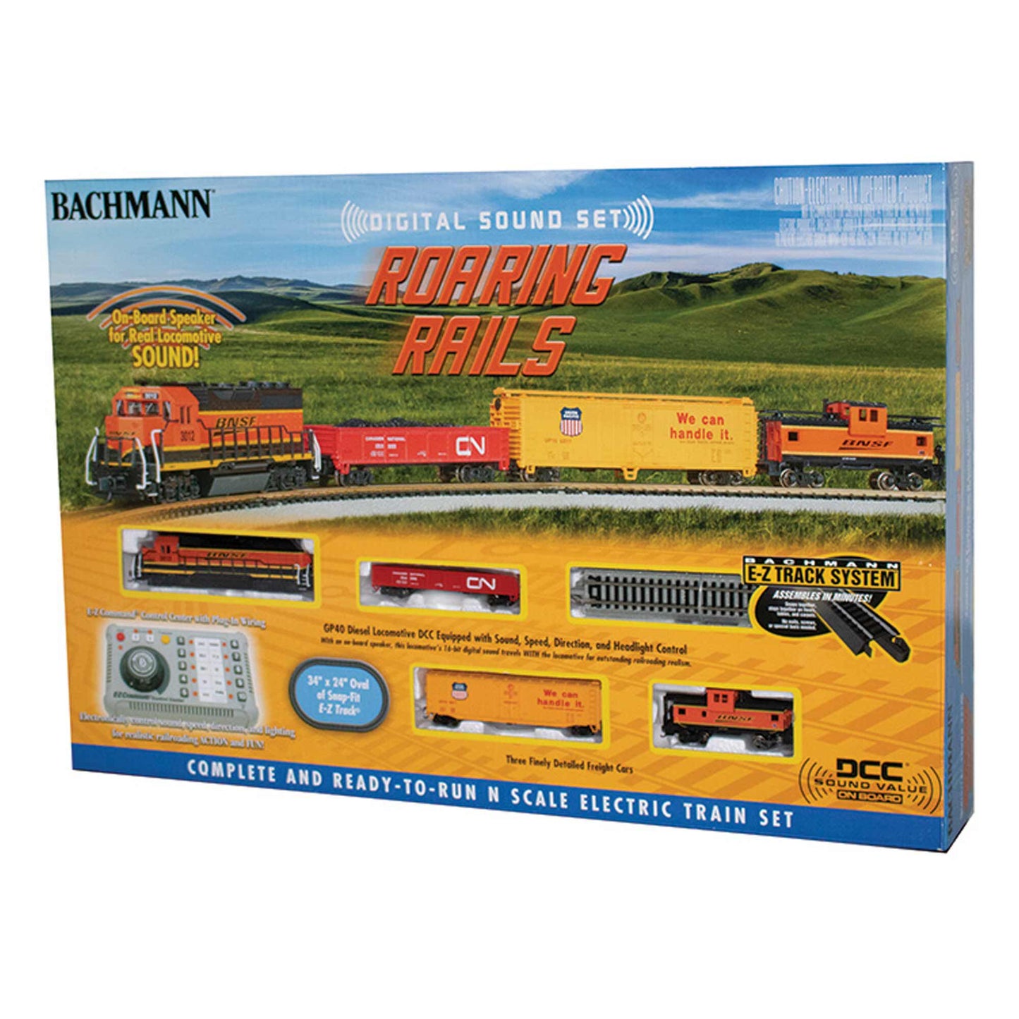 N Roaring Rails Train Set with DCC (BAC24132)