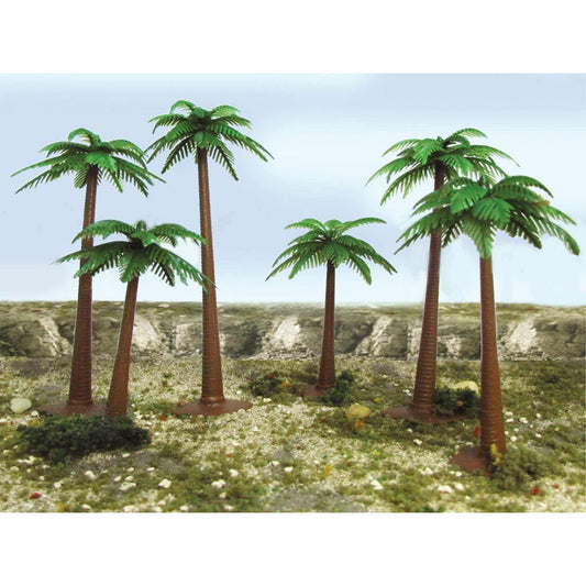 HO Palm Trees 4" - 6" (6 Per Box) (BAC32015)