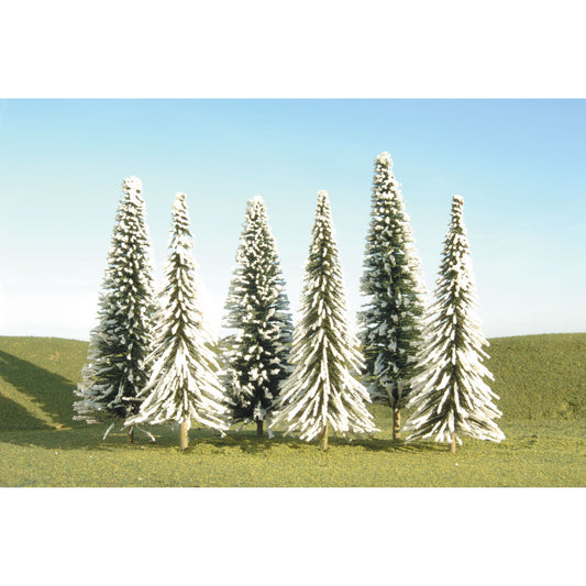 Scenescapes Pine Trees with Snow (3-4") (9) (BAC32102)