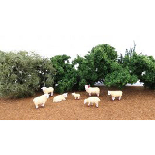 HO Scale Sheep Figures (BAC33122)
