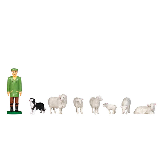 HO Thomas & Friends Farmer McColl with Sheepdog and Sheep (BAC33304)