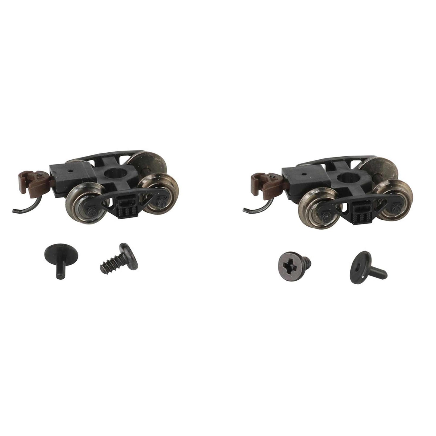 N Roller Bearing Freight Trucks with Wheels (6) (BAC42537)