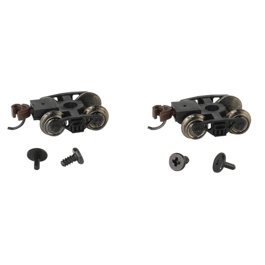 N Roller Bearing Freight Trucks with Wheels (6) (BAC42537)