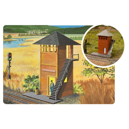 HO Plasticville USA 75TH Anniversary Switch Tower (BAC45197)