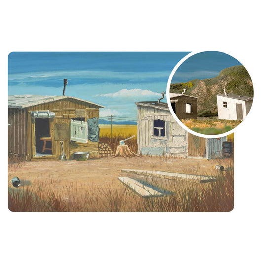 HO Plasticville USA 75TH Anniversary Hobo Shacks (BAC45631)