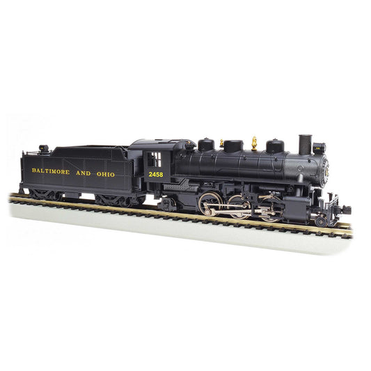 HO 2-6-2 Prairie Locomotive with Smoke - Baltimore & Ohio #2458 (BAC51513)