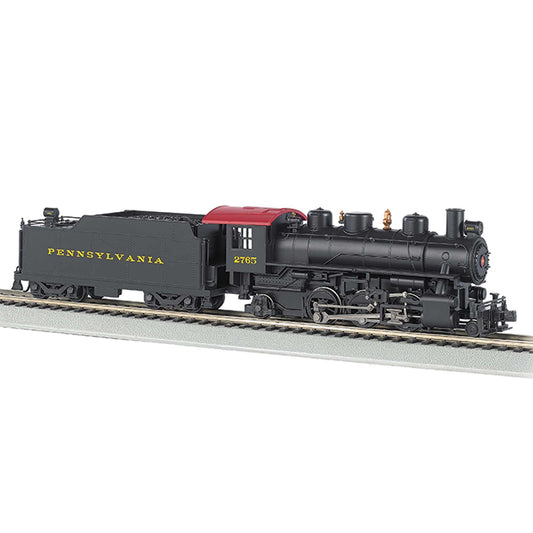 HO 2-6-2 Prairie Locomotive with Smoke and Tender PRR #2765 (BAC51528)