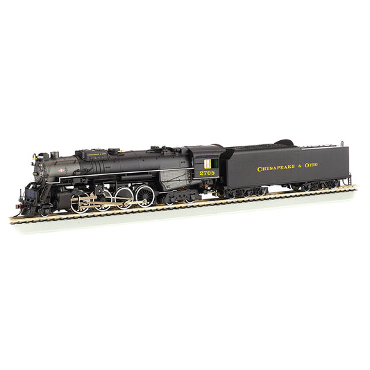 HO 2-8-4 Steam Locomotive with DCC and Sound Value (BAC52405)