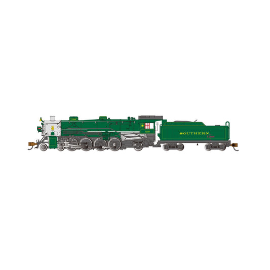 N Light 4-8-2 Locomotive with Econami DCC Sound Value SOU #1489 (BAC53451)