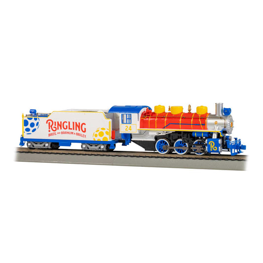 HO USRA 0-6-0 Locomotive with Short Haul Tender - Ringling Bros. & Barnum & Bailey (BAC53702)