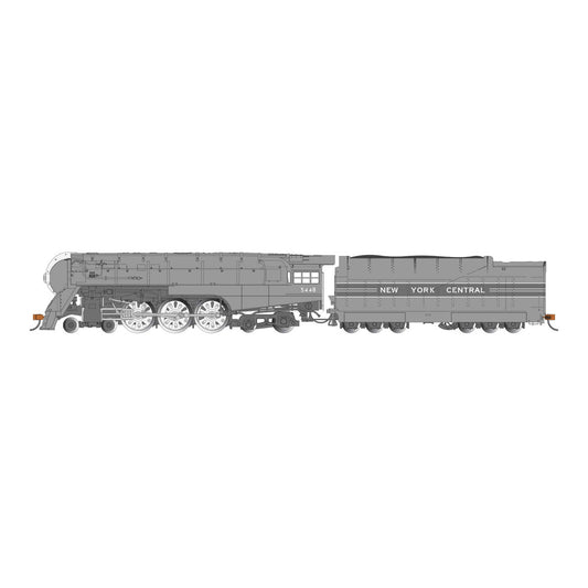 HO Dreyfuss Streamlined Hudson Locomotive with DCC - 1938 New York Central #5448 (BAC56602)