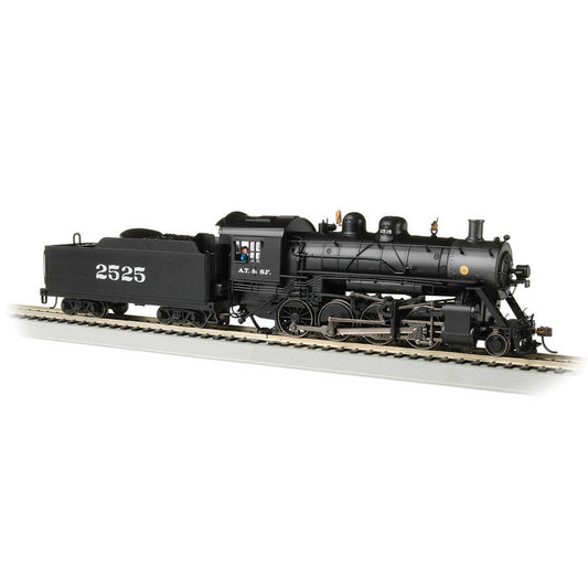 HO 2-8-0 Consolidation Steam Locomotive Santa Fe #2525 (BAC57910)