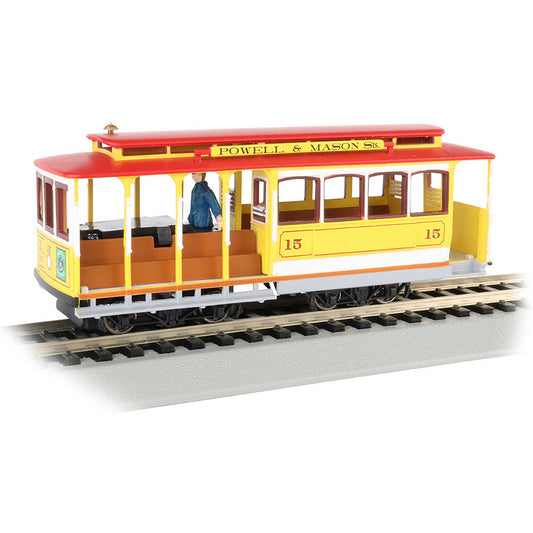 HO Cable Car Yellow & Red (BAC60538)