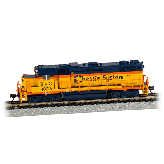 N EMD GP38-2 Diesel Locomotive with Dynamic Brakes - Chessie System #4806 (BAC61752)