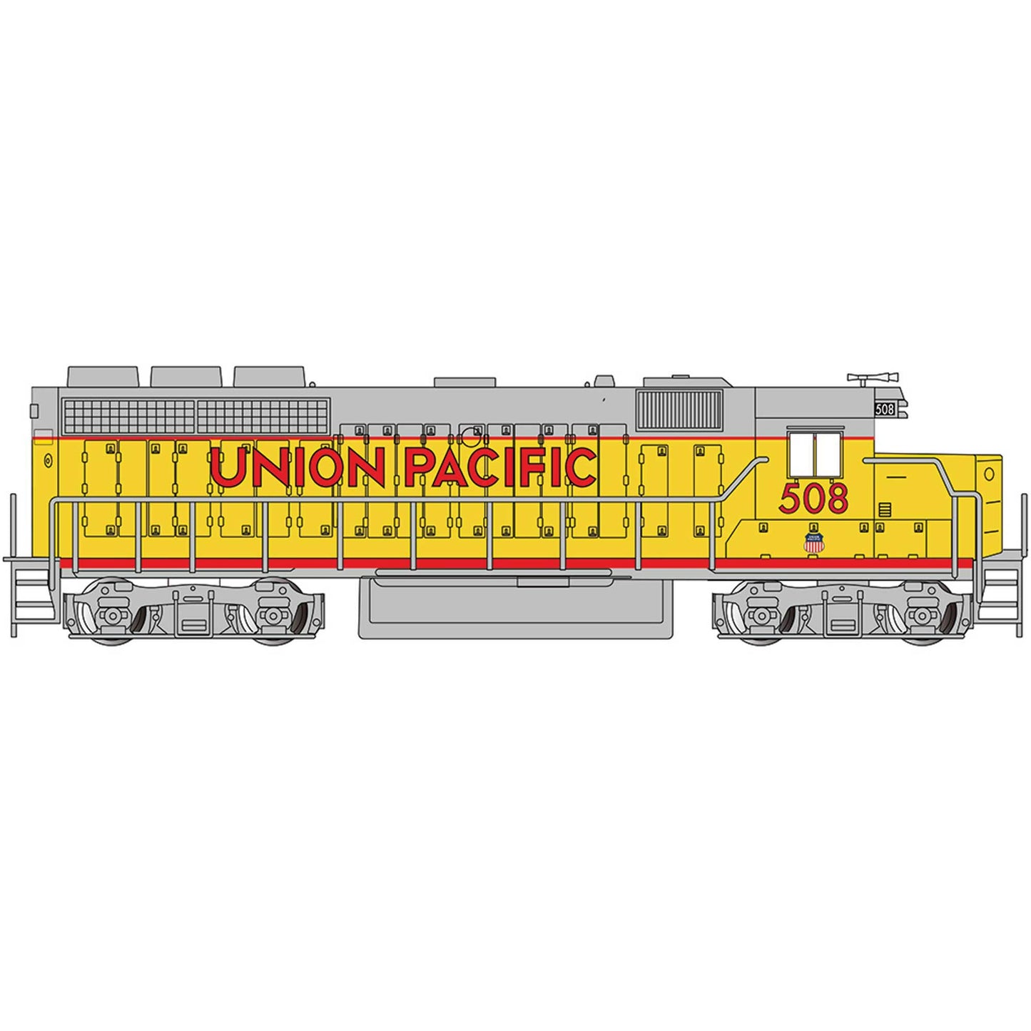 N GP40 Union Pacific 508 Locomotive (BAC63562)