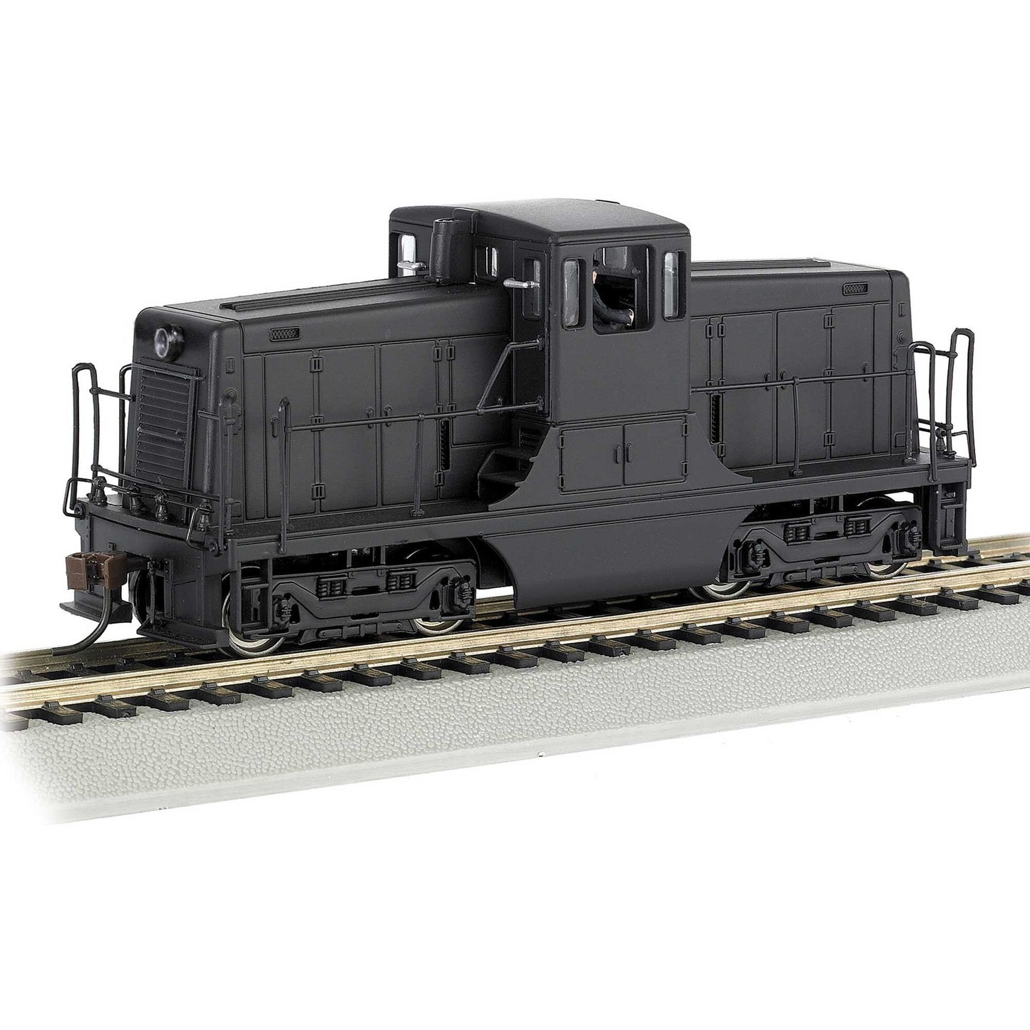 HO GE 44-Ton Switcher Locomotive with DCC - Painted Unlettered (Black) (BAC68206)