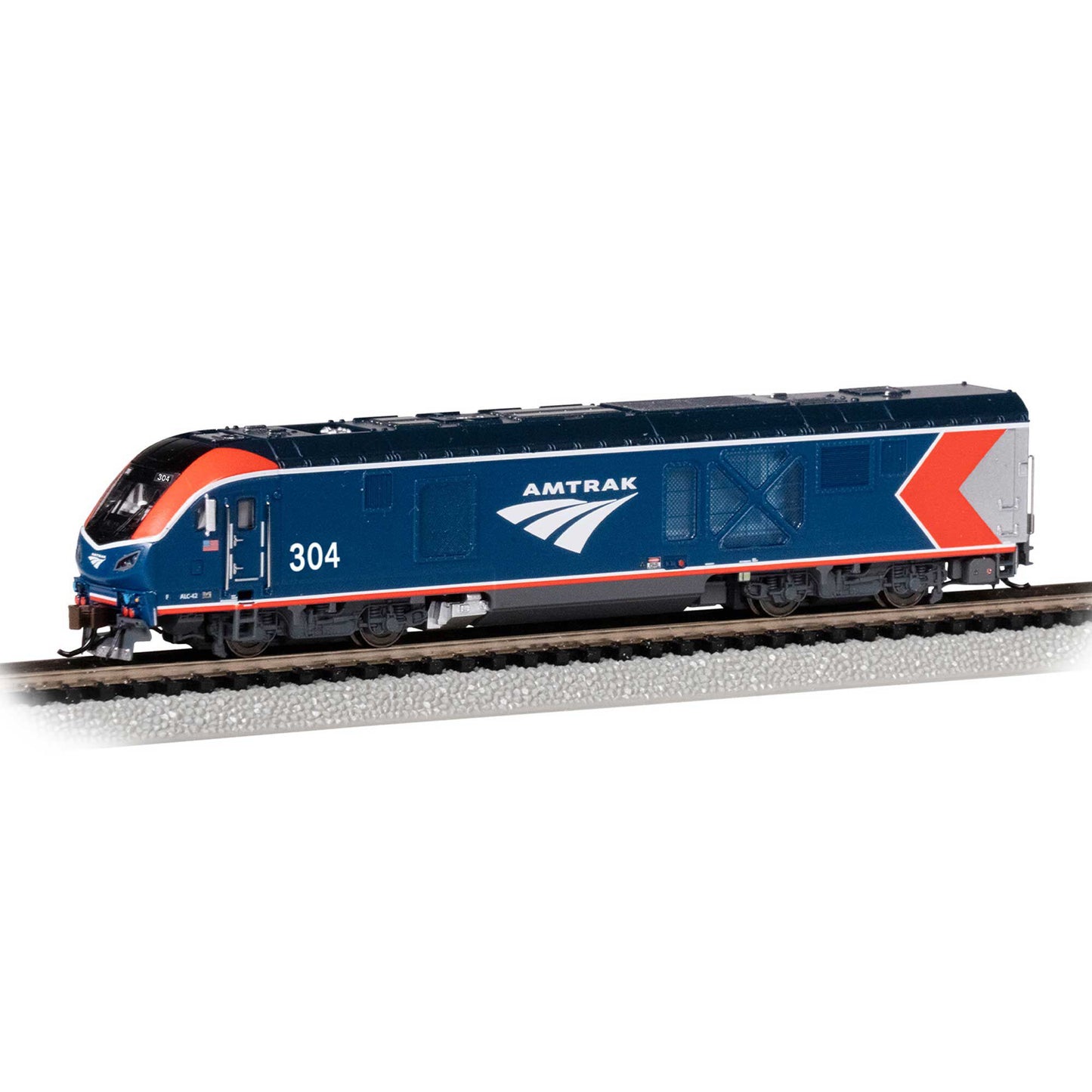 N Siemens ALC-42 Locomotive w/ DCC Amtrak #304 Phase VI (BAC68355)