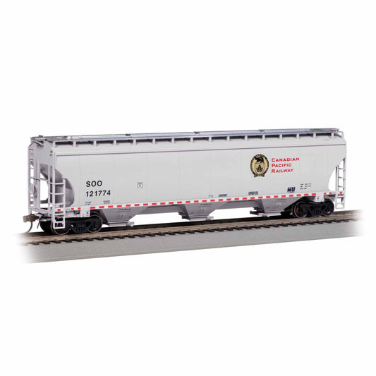 HO Trinity 5161 3-bay Covered Hopper Canadian Pacific 121774 (BAC70633)