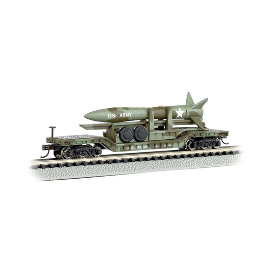 N 52' Depressed Center Flat with Missile USAF Olive (BAC71396)