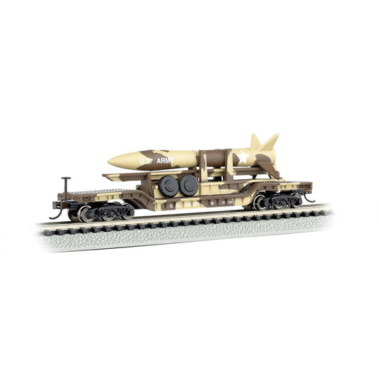 N 52' Depressed Center Flat with Missile USAF/Desert (BAC71397)