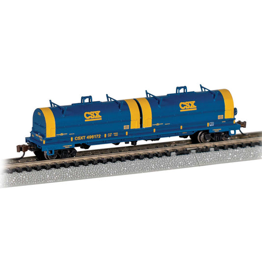 N 55' Steel Coil Car with Coil Load - CSX #496172 (BAC71452)