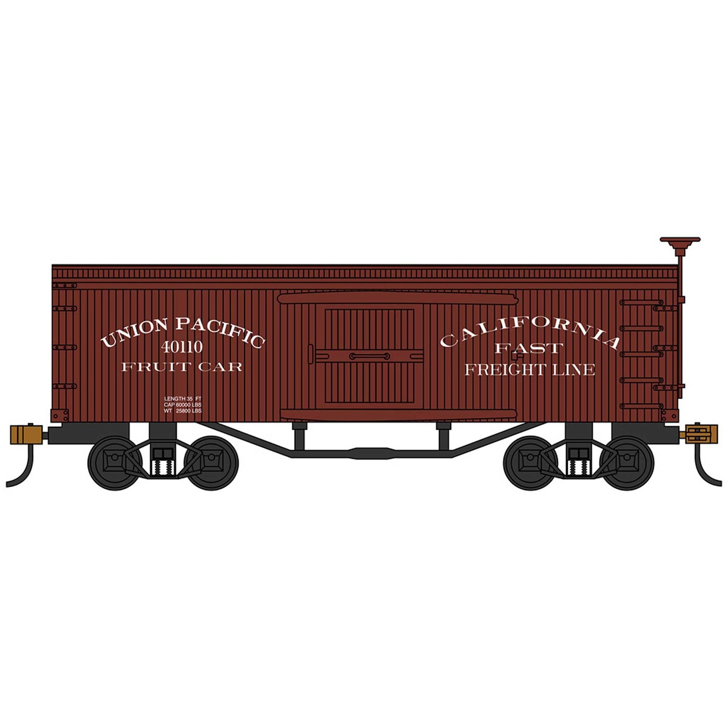 HO Old Time Box UP Fruit Car (BAC72307)