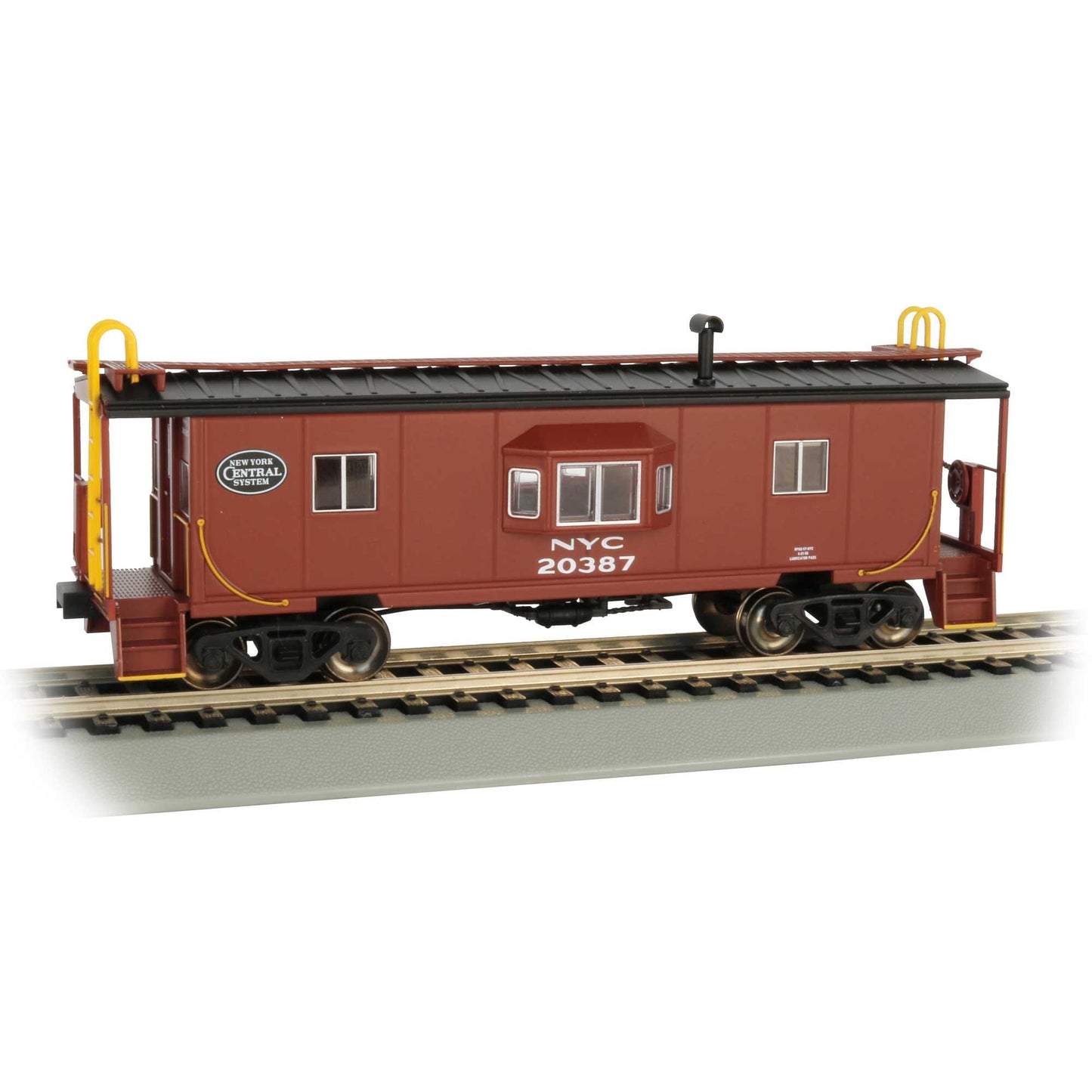 HO Bay Window Caboose w/Roof Walk, NYC