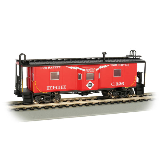 HO Bay Window Caboose with Roof Walk ERIE (BAC73203)
