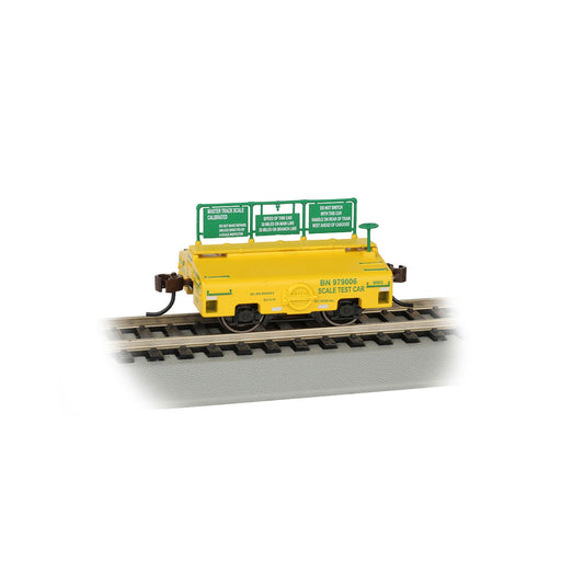 HO Test Weight Car Burlington Northern Green and Yellow (BAC74402)