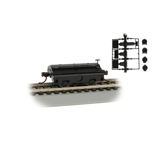 HO Test Weight Car Undecorated Black (BAC74405)
