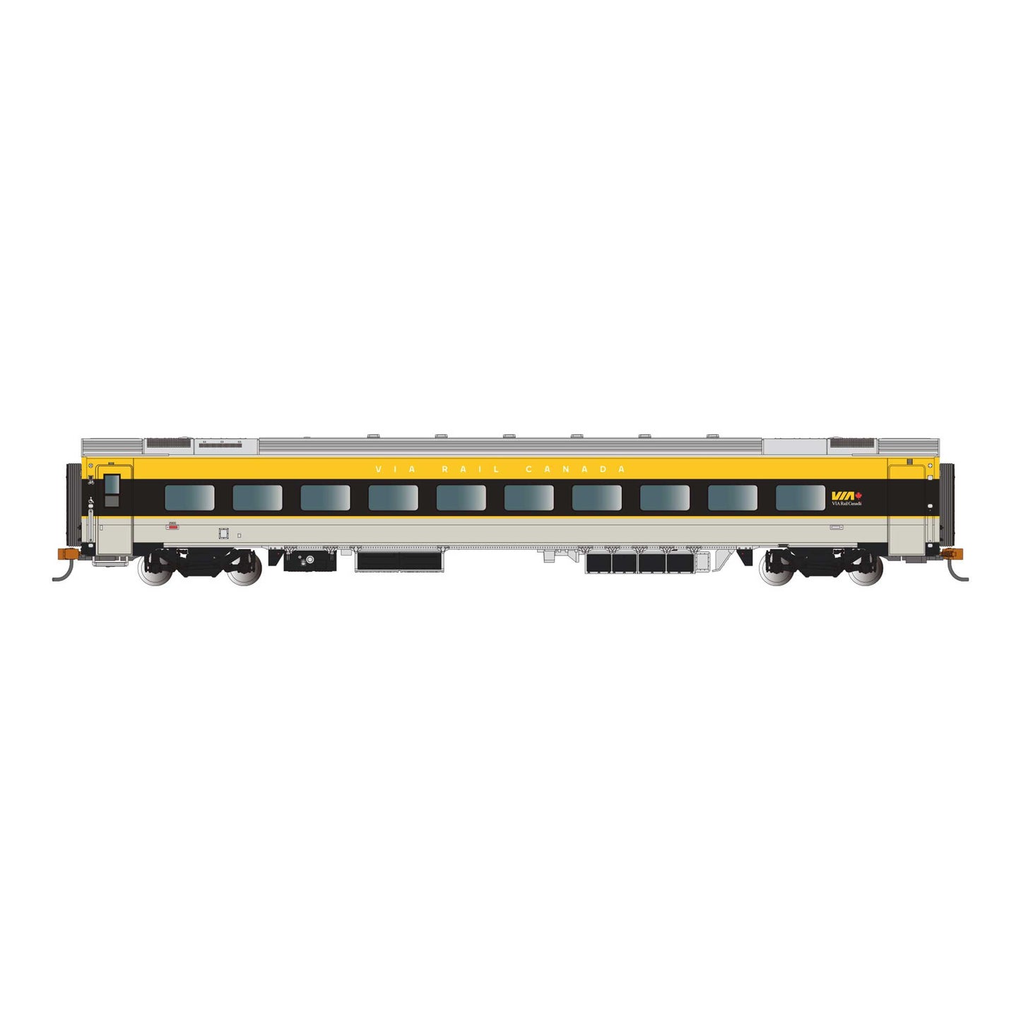 N Siemens Venture Coach Passenger Car with Lighted Interior - Via Rail Canada #2901 (BAC74557)