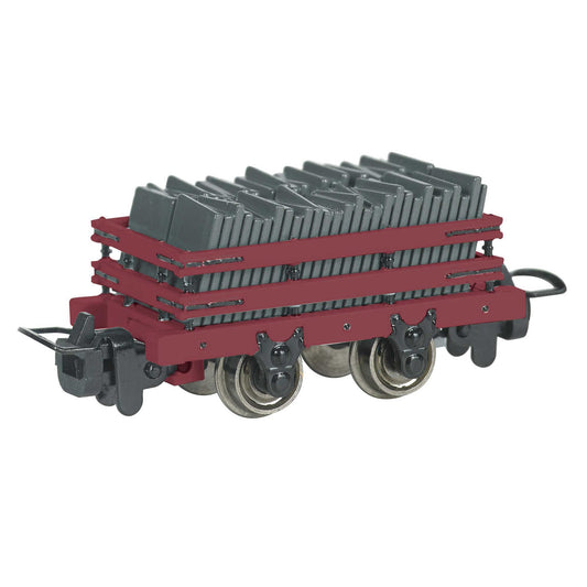 HO Thomas & Friends Narrow Gauge Slate Wagon with Load (Red) (BAC77317)