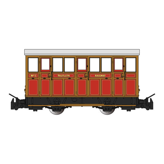 HOn30 Narrow Gauge Talyllyn Railway Carriage #2 Model (BAC77503)