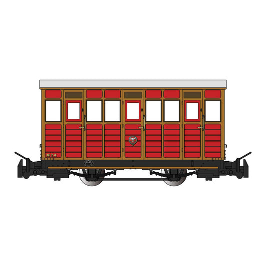 HOn30 Narrow Gauge Talyllyn Railway Carriage #4 Model (BAC77504)