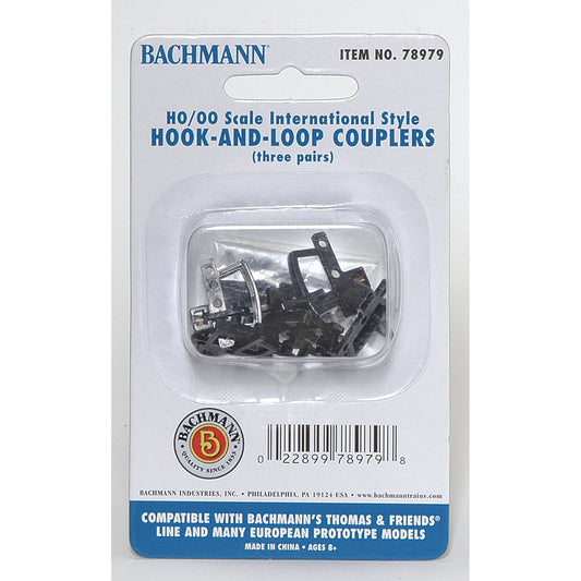 HO Thomas Hook & Loop Coupler Set (3 Pairs) (BAC78979)