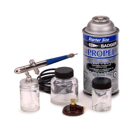 200 Airbrush Deluxe Set with Propellant (BAD2003)