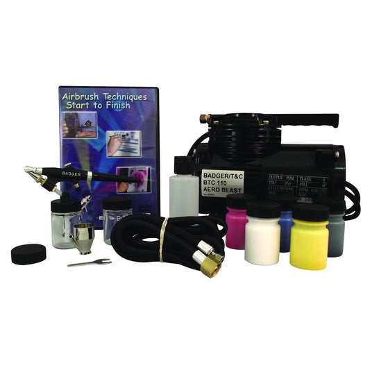 350 Airbrush Starter Set with BTC 110 Compressor (BAD314SSWC)