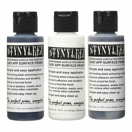 3 Tone Paint Pack - White, Gray, Black 2oz. (BADSNR-210)