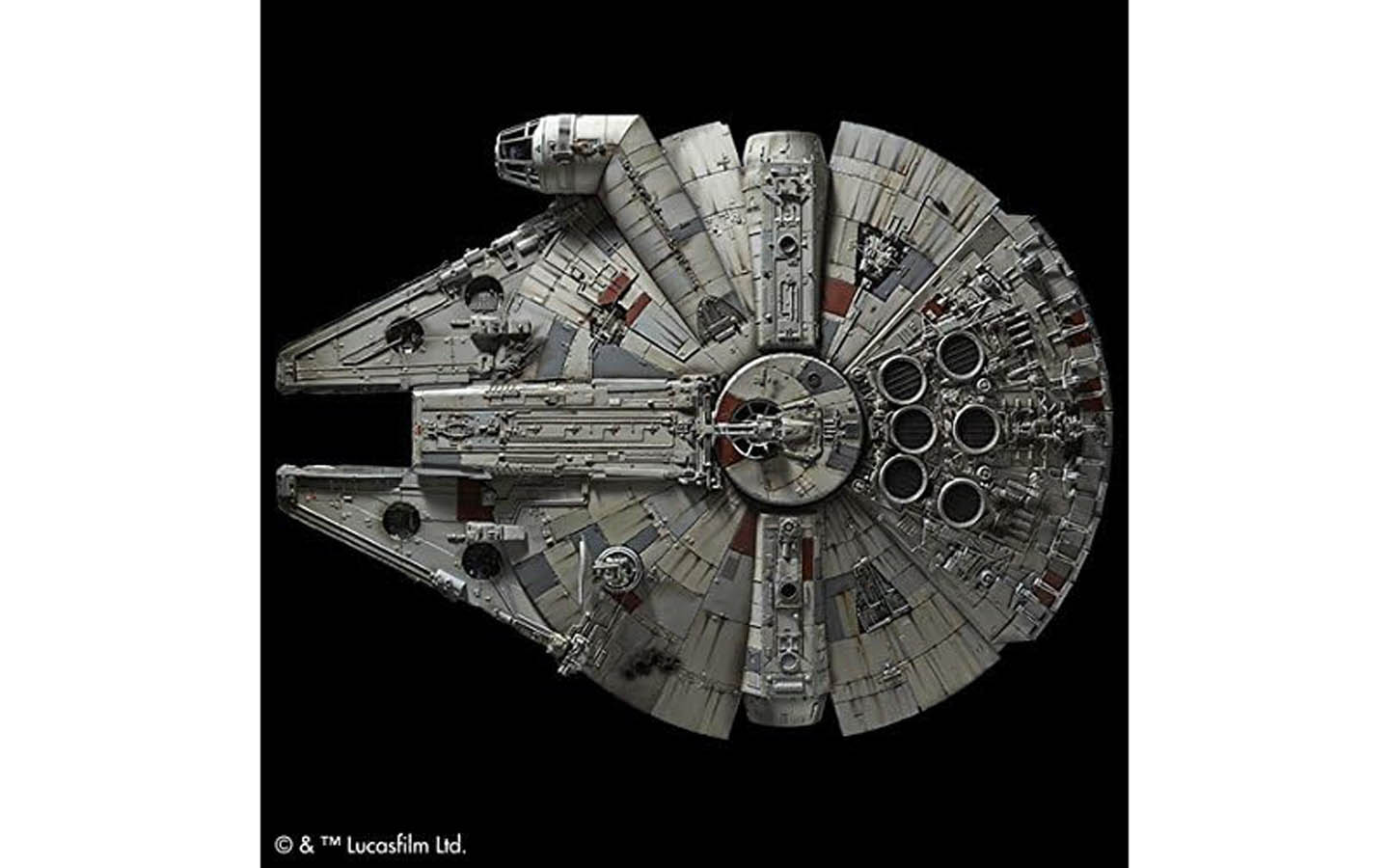 1/72 Perfect Grade Millenium Falcon Snap-Together Plastic Model Kit (BAN2375614)