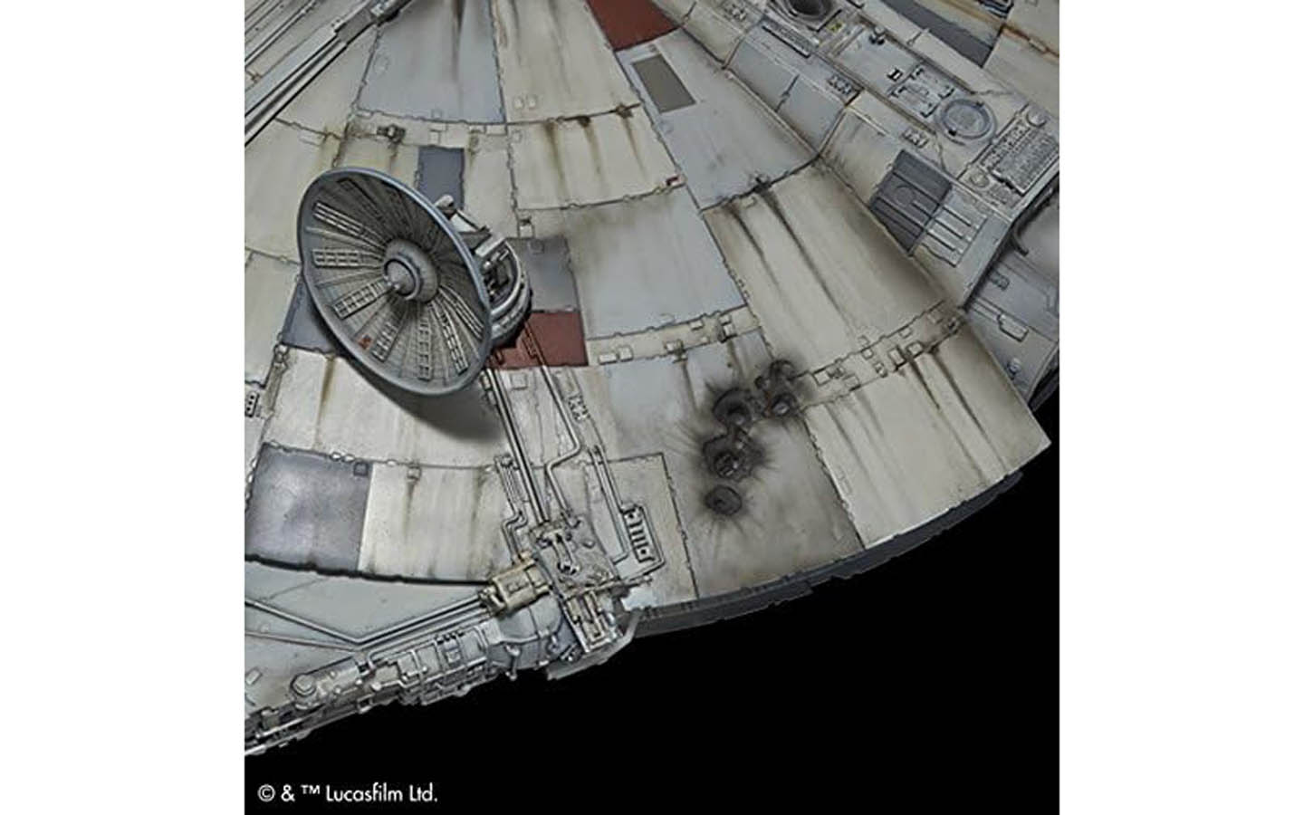 1/72 Perfect Grade Millenium Falcon Snap-Together Plastic Model Kit (BAN2375614)