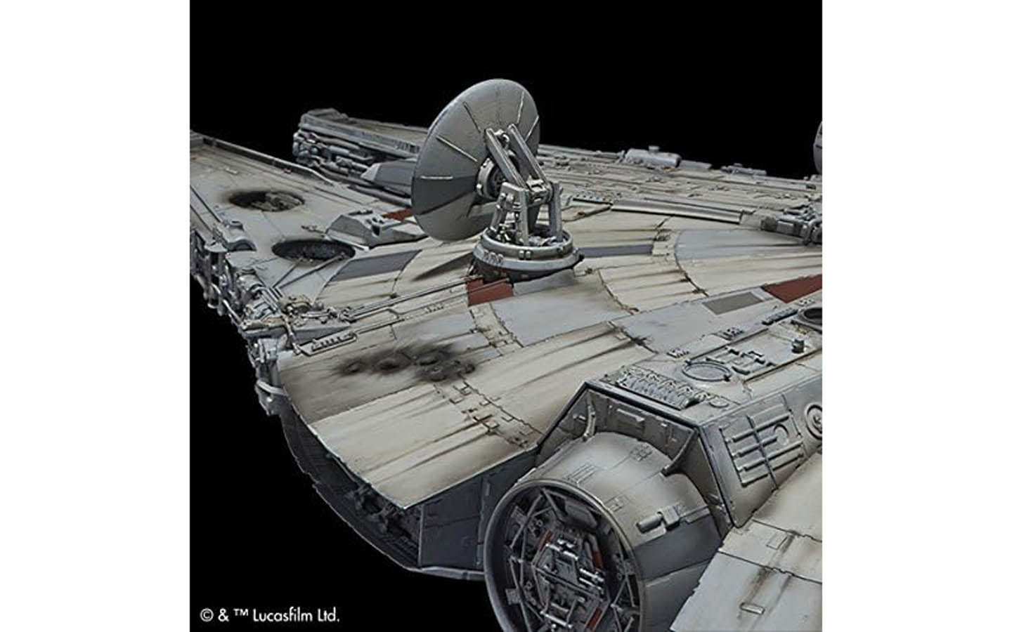 1/72 Perfect Grade Millenium Falcon Snap-Together Plastic Model