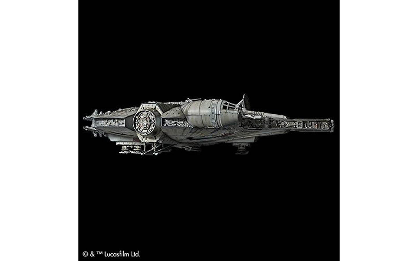 1/72 Perfect Grade Millenium Falcon Snap-Together Plastic Model Kit (BAN2375614)