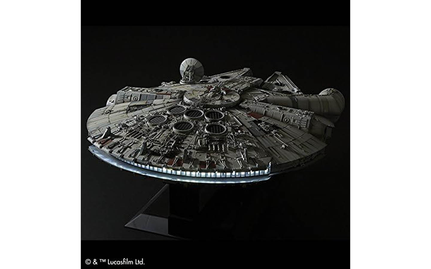 1/72 Perfect Grade Millenium Falcon Snap-Together Plastic Model Kit (BAN2375614)