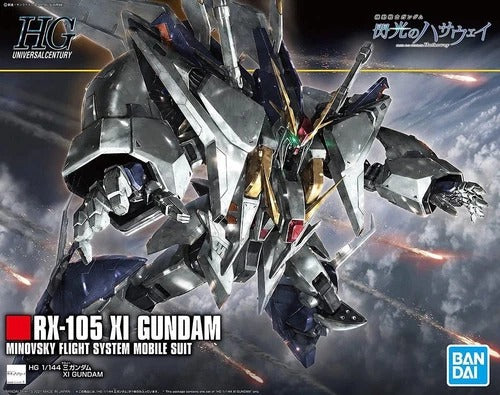 1/144 High Grade Universal Century RX-105 Xi Gundam from "Hathaway's Flash" Snap-Together Plastic Model Kit (BAN2530614)